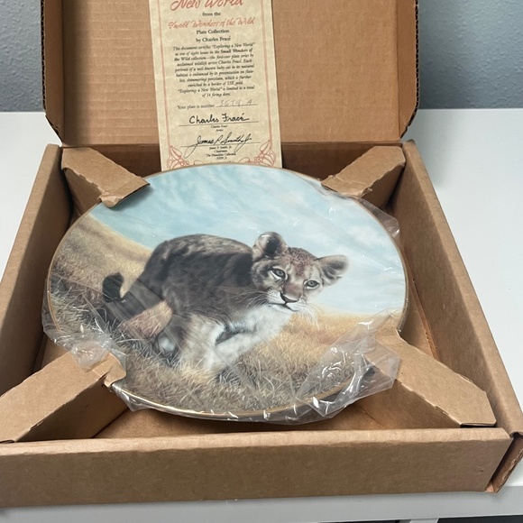 Young Explorer by Charles Fracé  Small Wonders of the Wild Plate # 3607 C - Picture 3 of 13